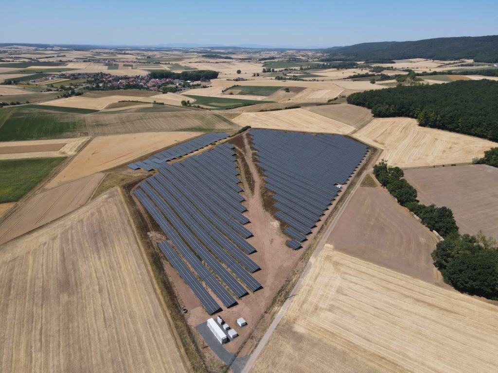EGIS eG, Bürgersolarpark Reckertshausen, Teilanlage Hühnerellern