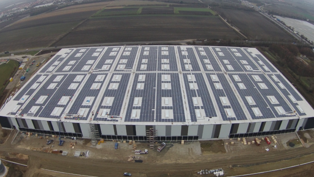 EGIS eG, Dachanlage Frankenthal, Logistikzentrum