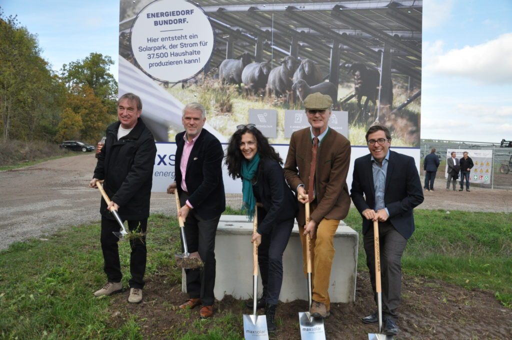 EGIS eG, Spatenstich Bürgersolarpark Bundorf