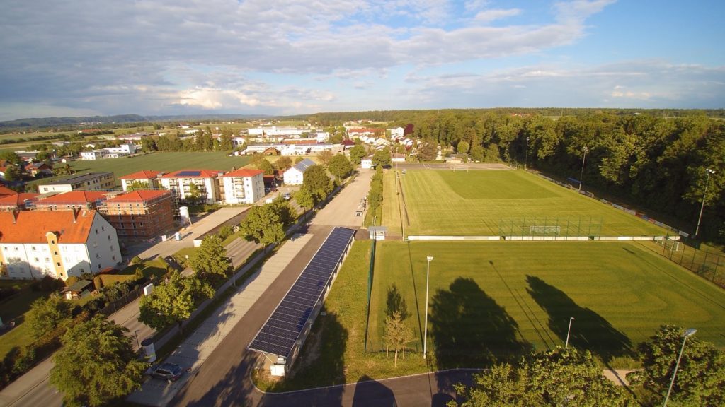 EGIS eG, PV-Carport Neuötting Sportplatz