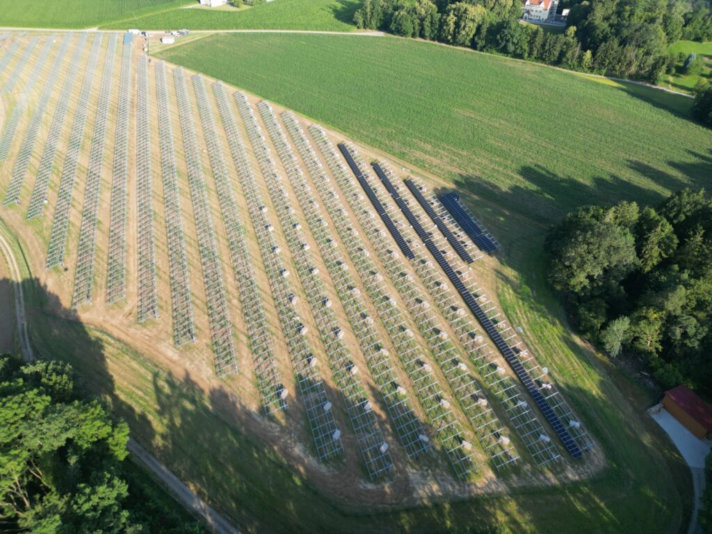 EGIS eG, PV-Kraiburg in Bau