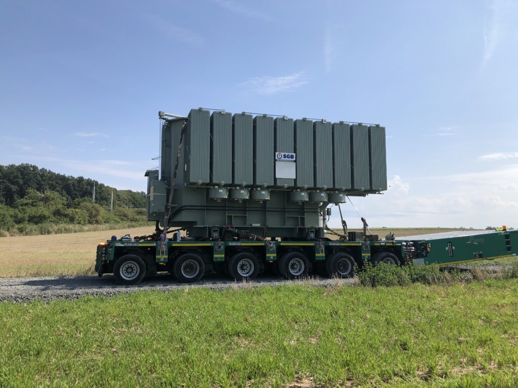 EGIS eG; Anliefer Trafo Aidhausen für PV-Park Bundorf